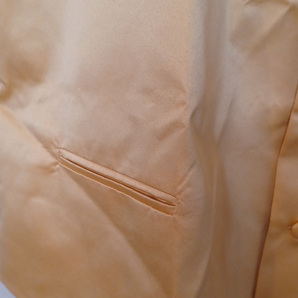 NWOT Oliver George Gold Black Vest Size 2X - Picture 7 of 13